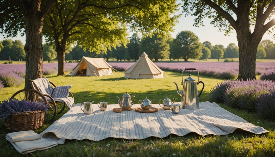 De charme van kamperen in de franse natuur